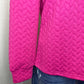 Rose Textured Puff Sleeve Sweatshirt