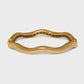 Inner Circle Slim Hinged Bangle Gold