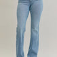 Judy Blue MR Bootcut Contrast Wash & Front Patch Pocket Jean