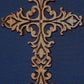 Red Oak Heart Scroll Cross