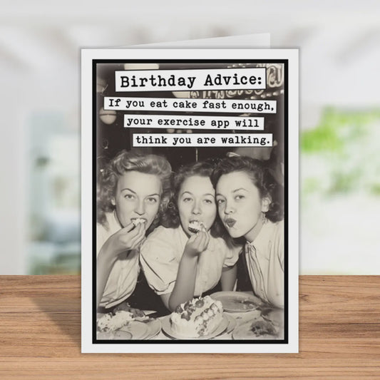 Birthday Advice Greeting Card