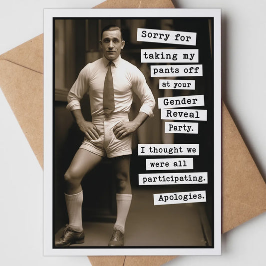 Gender Reveal Greeting Card