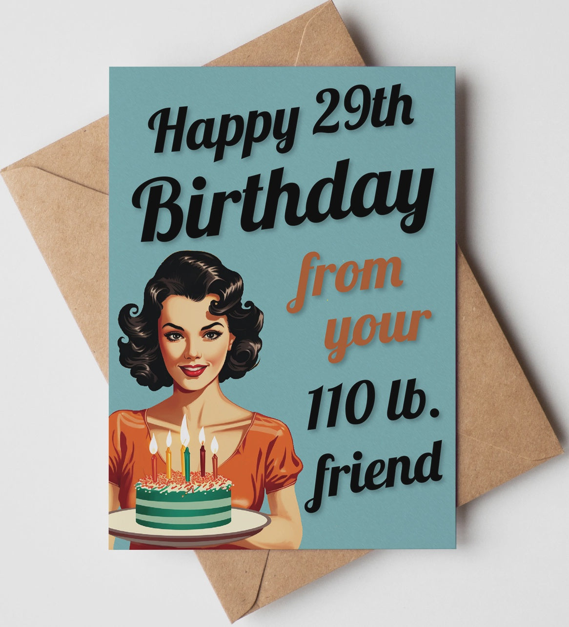 Happy 29th Greeting Card