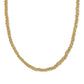 Gabriella Braided Chain Necklace Gold