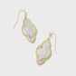 Abbie Drop Earring Gold Ivory Mother of Pearl