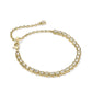 Bella Tennis Bracelet Gold White CZ