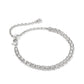 Bella Tennis Bracelet Silver White CZ