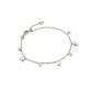 Cailin Delicate Chain Bracelet Silver White CZ