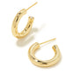 Colette Huggie Earrings Gold