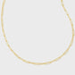 Courtney Paperclip Necklace Gold