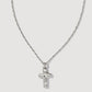 Cross Pendant Necklace Silver