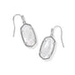 Dani Drop Earring Silver Ivory MOP
