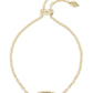 Elaina Delicate Chain Bracelet Gold Purple Amethyst