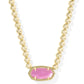 Elisa Beaded Necklace Gold Azalea Illusion