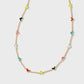 Haven Heart Strand Necklace Gold Multi Mix