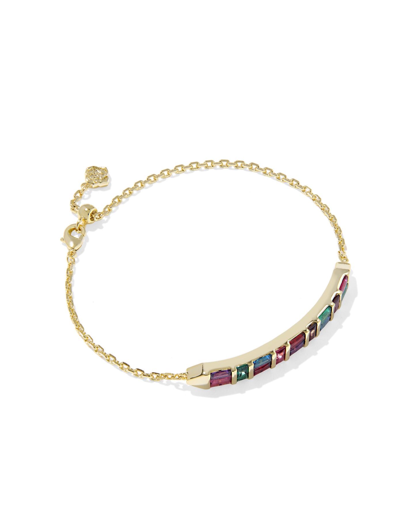 Jamie Delicate Chain Bracelet Gold Multi Mix