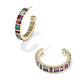 Jamie Hoop Earrings Gold Multi Mix
