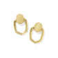 Kaia Open Frame Earrings Gold