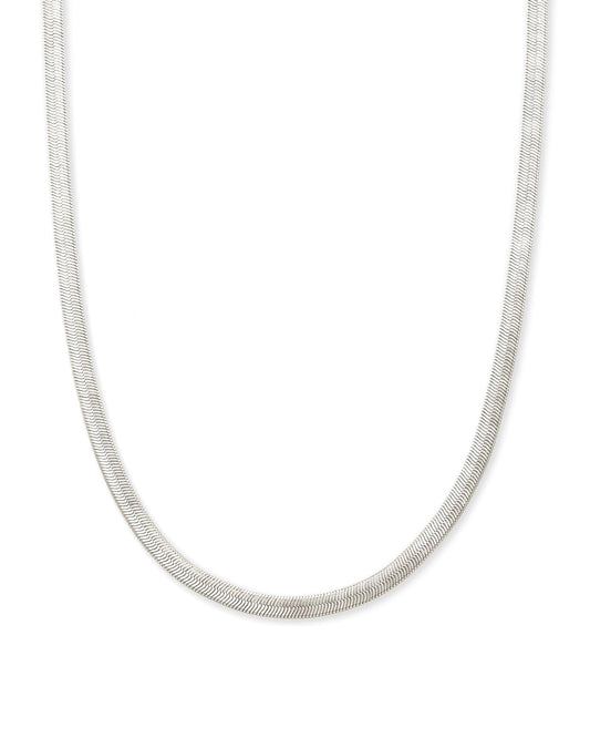 Kassie Chain Necklace Silver