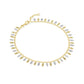 Kayla Anklet Mixed Metal