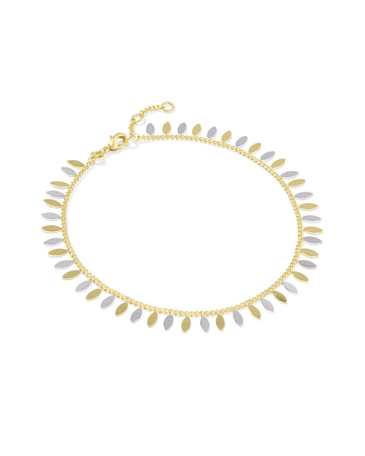 Kayla Anklet Mixed Metal