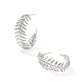 Kayla Hoop Earrings Silver
