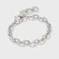 Korinne Chain Bracelet Rhodium
