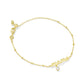 Mama Crystal Delicate Chain Bracelet Gold