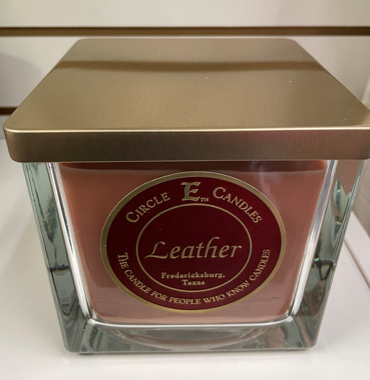 43 oz. 4 Wicked Candle leather
