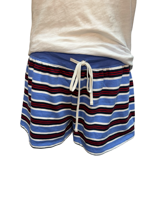 Low Key Stripe Fleece Short