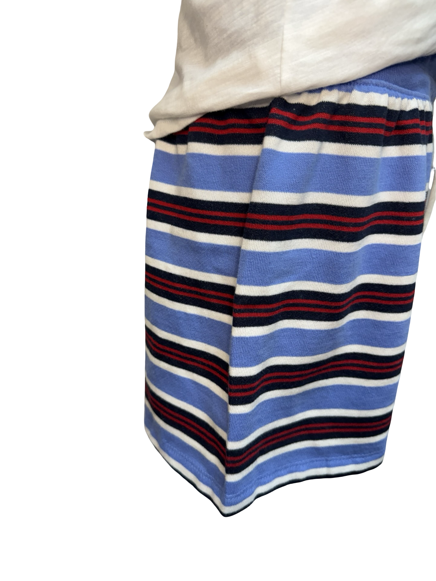 Low Key Stripe Fleece Short