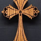 Red Oak Center Cross Ornate Cross