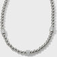 Meridian Petite Beads Station Necklace Silver