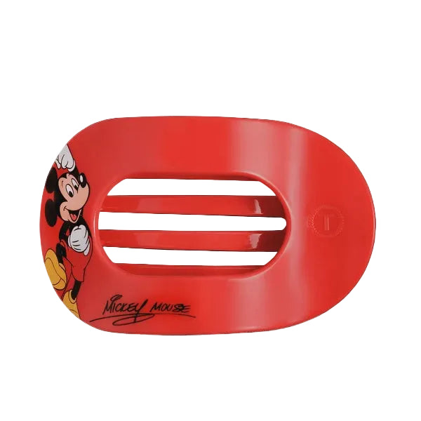 Mickey Mouse Large Flat Round Hair Clip