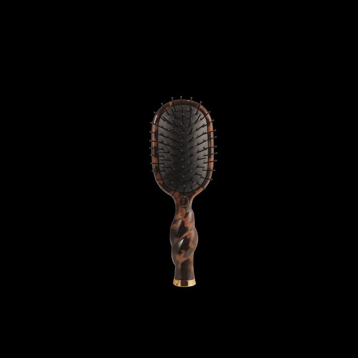 Mini Detangler Hair Brush for Medium Hair Tortoise