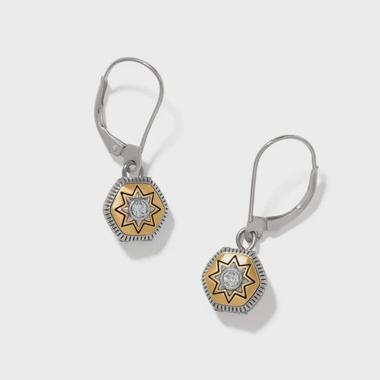 Mosaic Nova Mini Leverback Drop Earrings