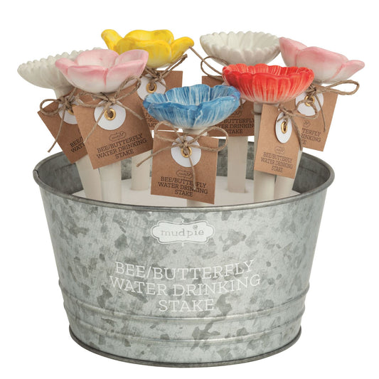 Bee Butterfly Water Stake