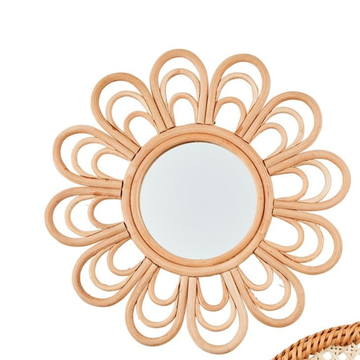 Flower Woven Mirror