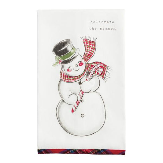 Snowman Printed Towel