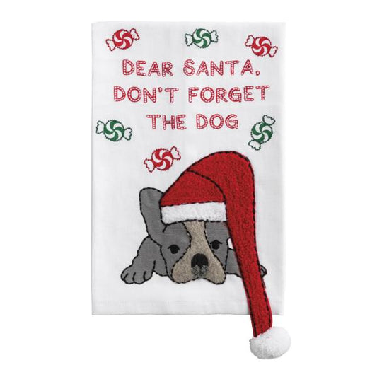 Dear Christmas Pet Dangle Towel