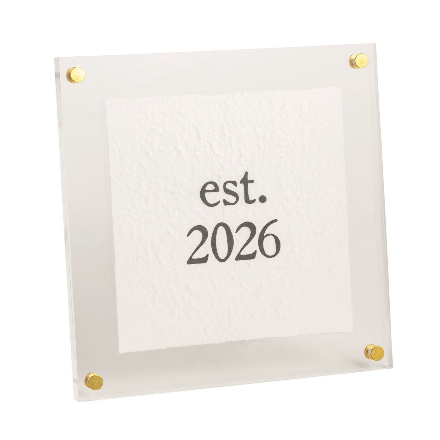 Est. 2026 Plaque