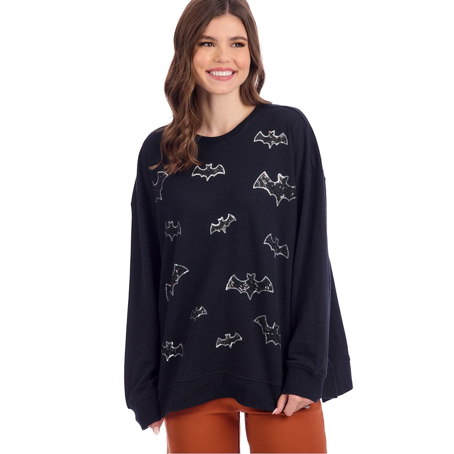 Halloween Sparkle Sweatshirt Black