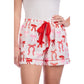 Holiday Bows Pajama Shorts