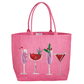 Holiday Cocktails Sparkle Tote
