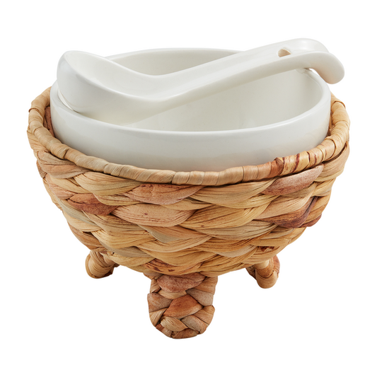 Hyacinth Ceramic Salsa Tidbit