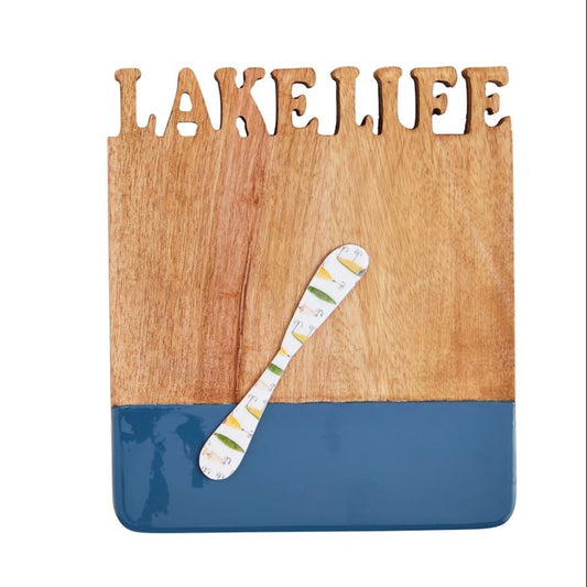 Lake Life Word Cut Out Board