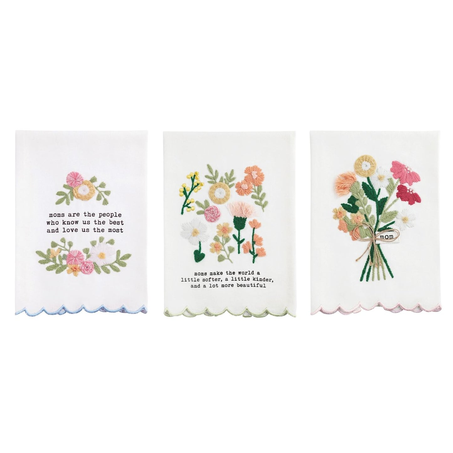 Mom Embroidered Towel