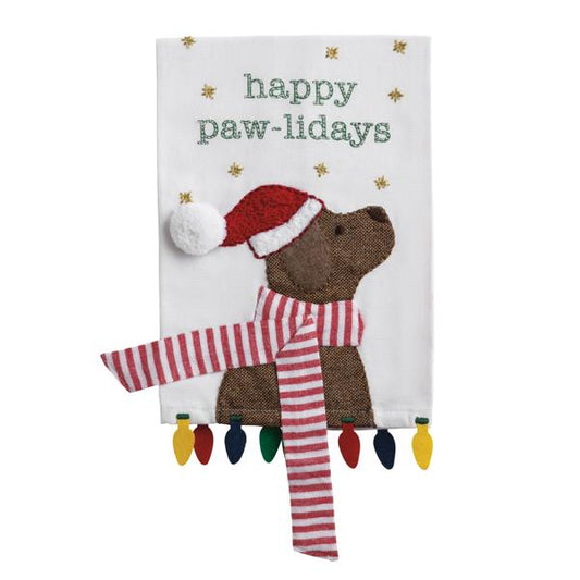 Pawliday Christmas Pet Dangle Towel