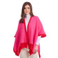Pink Bringham Reversible Poncho