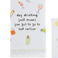 Day Drink Garden Embroidered Towel